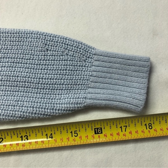 Hollister Light Blue Knit Crewneck Pullover Sweater Loose Fit Size Small - Picture 7 of 9